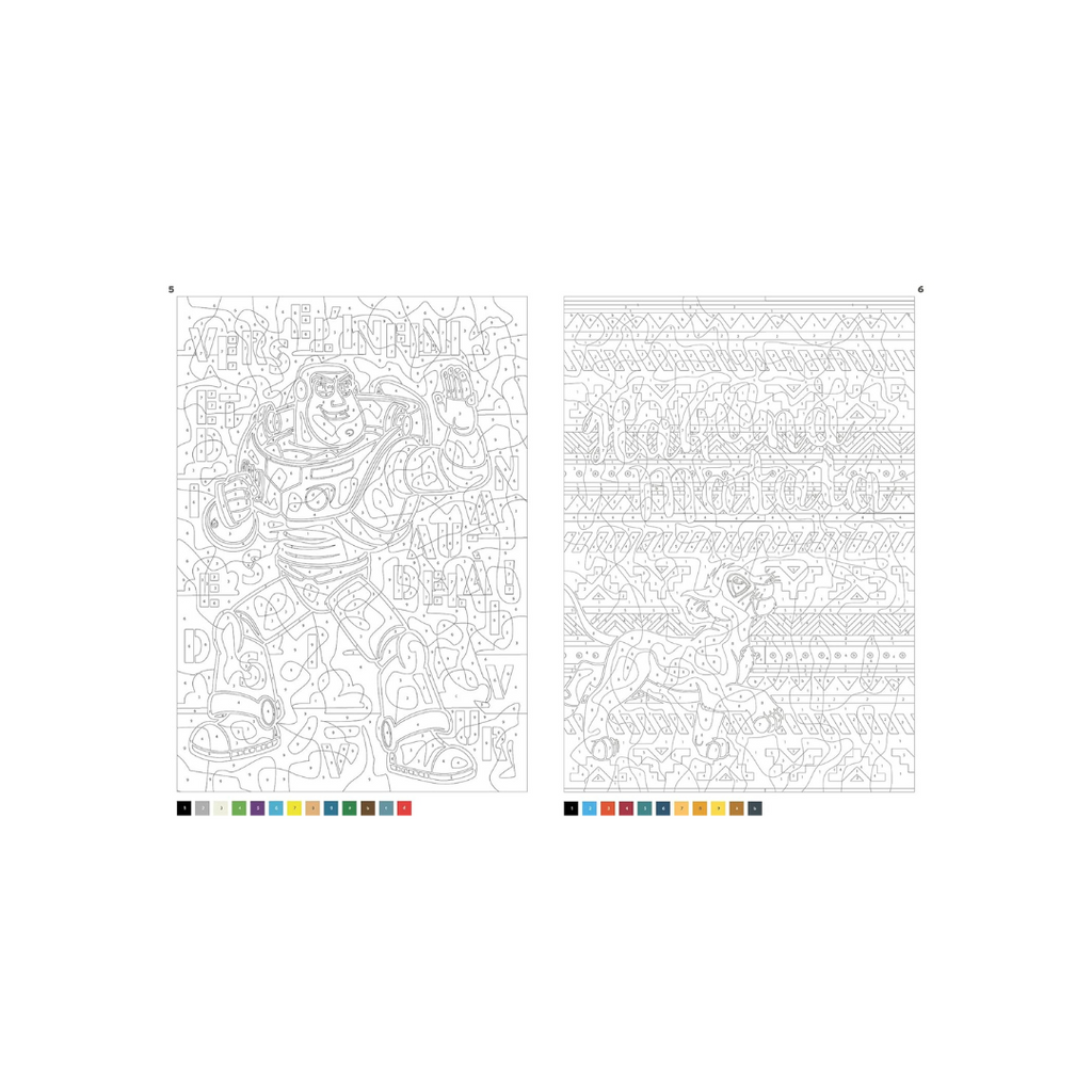 Coloriages mystères Disney - Messages mystères