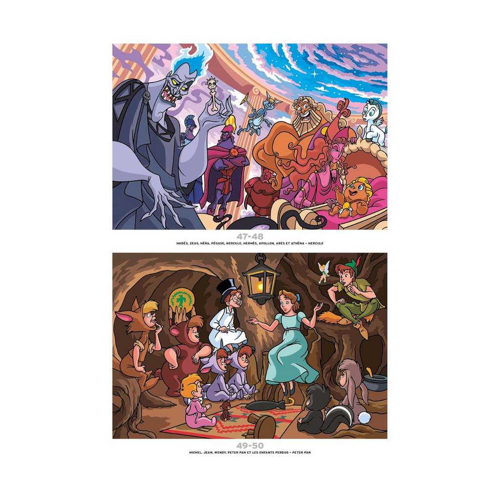 Coloriages mystères Disney - Portraits de famille: Colorie les chiffres et découvre l'image