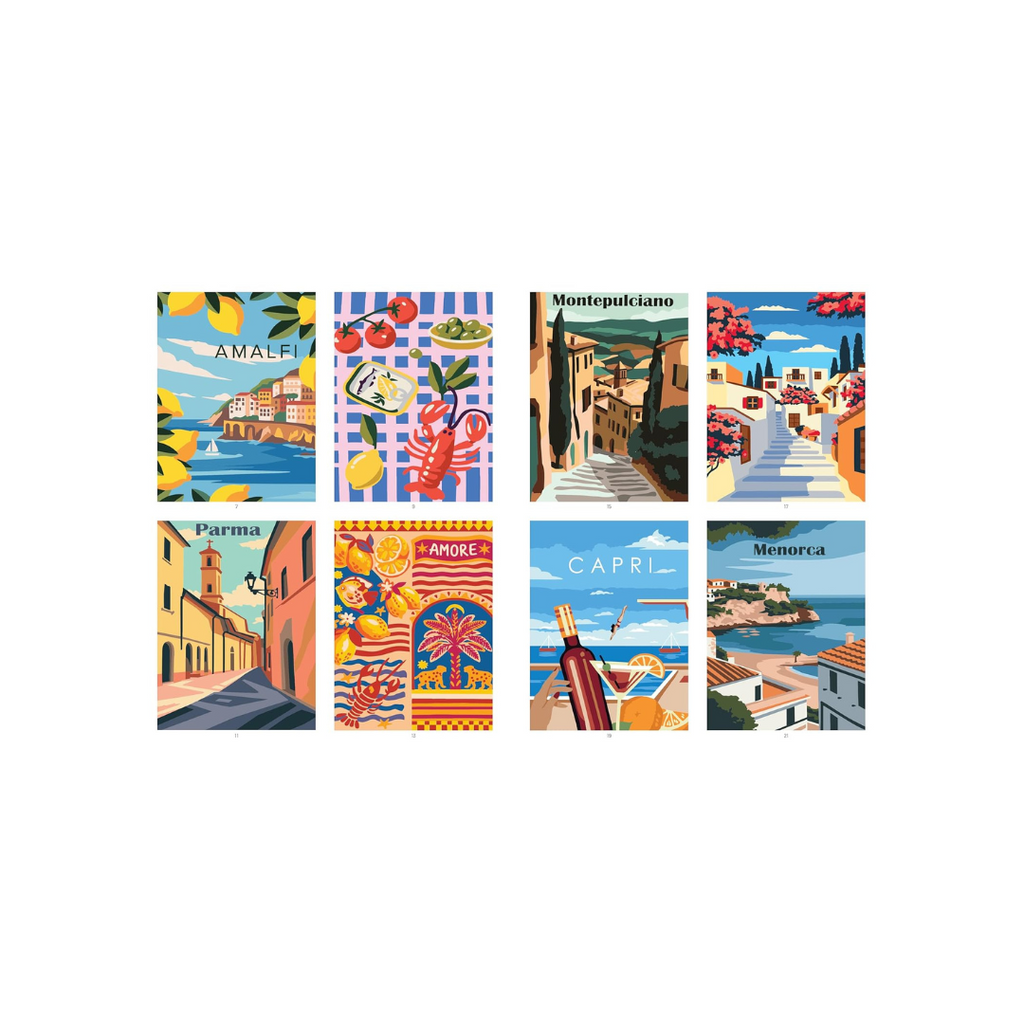 Voyages en Méditerranée - 40 coloriages mystère