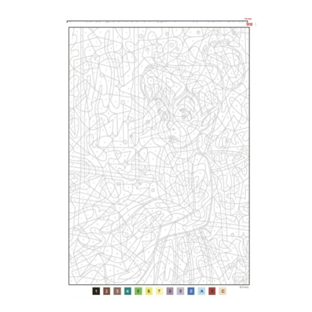 Coloriages mystères Disney Grands classiques 9