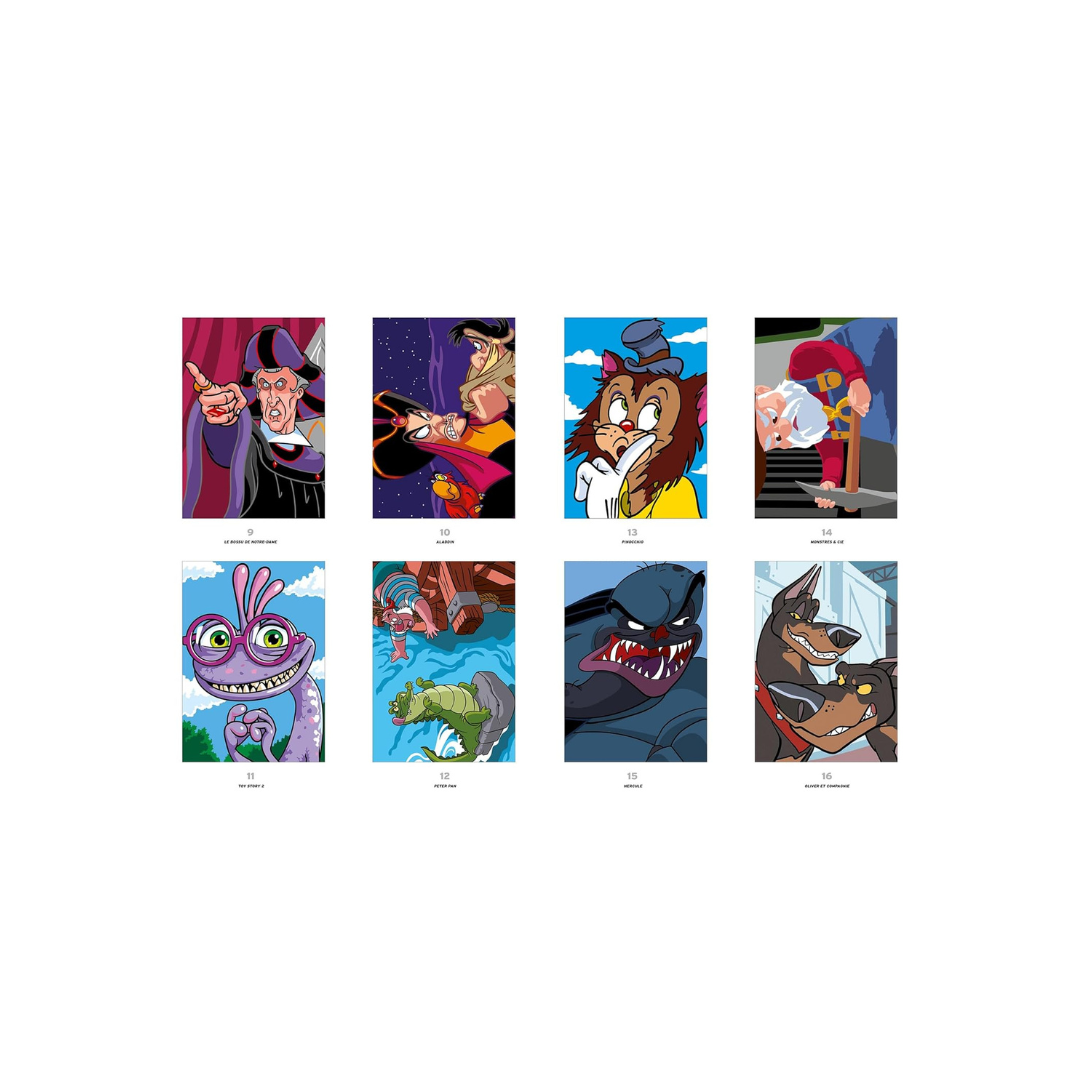 Coloriages mystères Disney Best of Méchants: Colorie les chiffres et découvre l'image