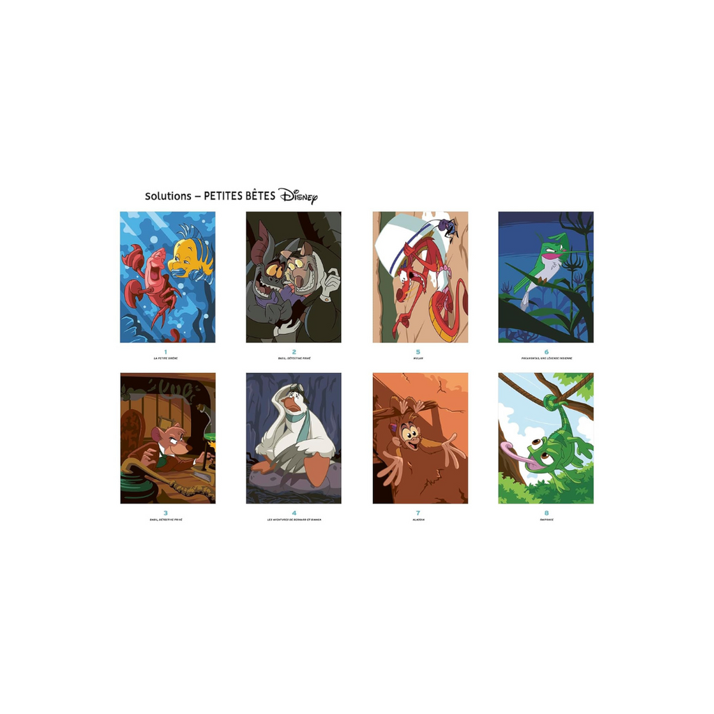 Coloriages mystères Disney - Petites bêtes