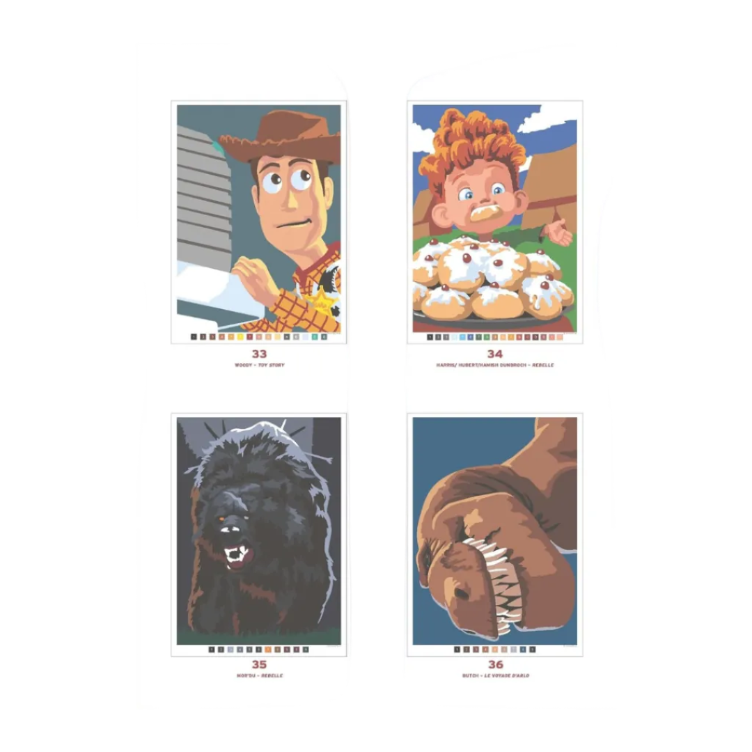Coloriages mystères Pixar