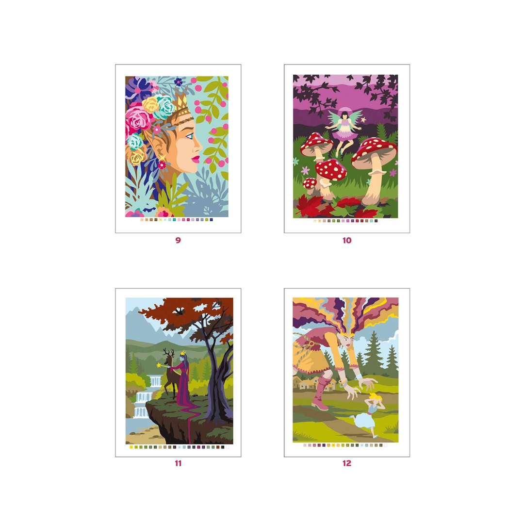 Coloriages mystères - Contes de fées