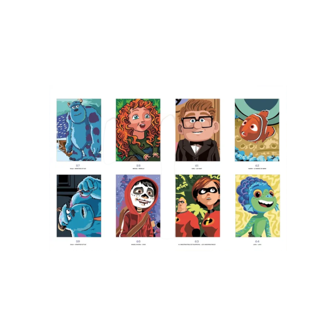 Coloriages mystères Disney - Best of Pixar