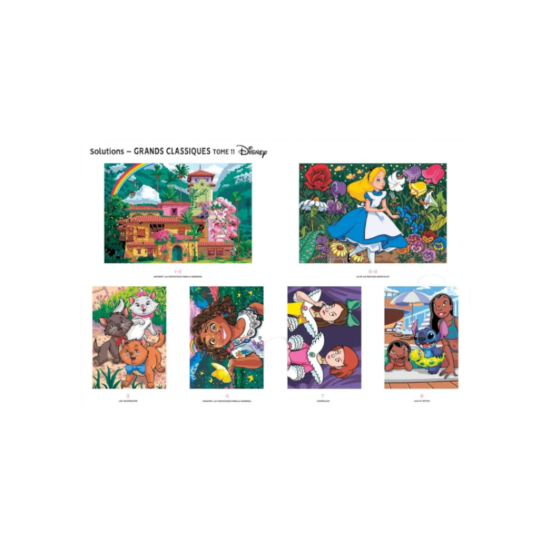 Coloriages mystères Disney - Les Grands classiques Tome 11