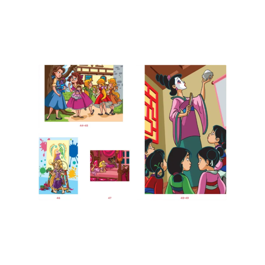 Coloriages mystères Disney - Petites princesses
