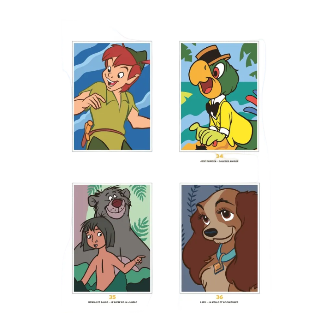 Coloriages mystères Disney - Portraits