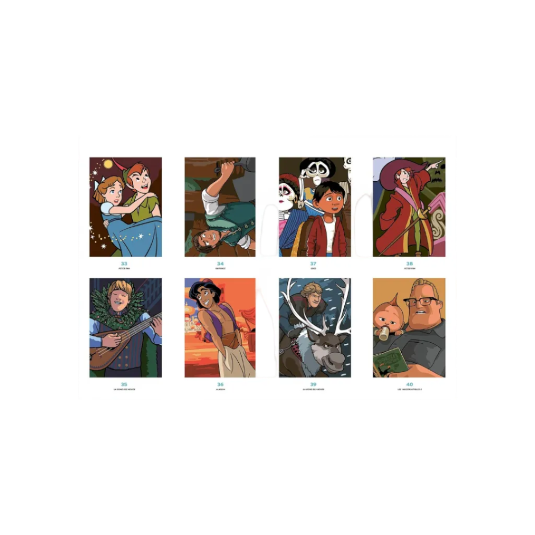 Coloriages mystères Disney - Princes et Héros