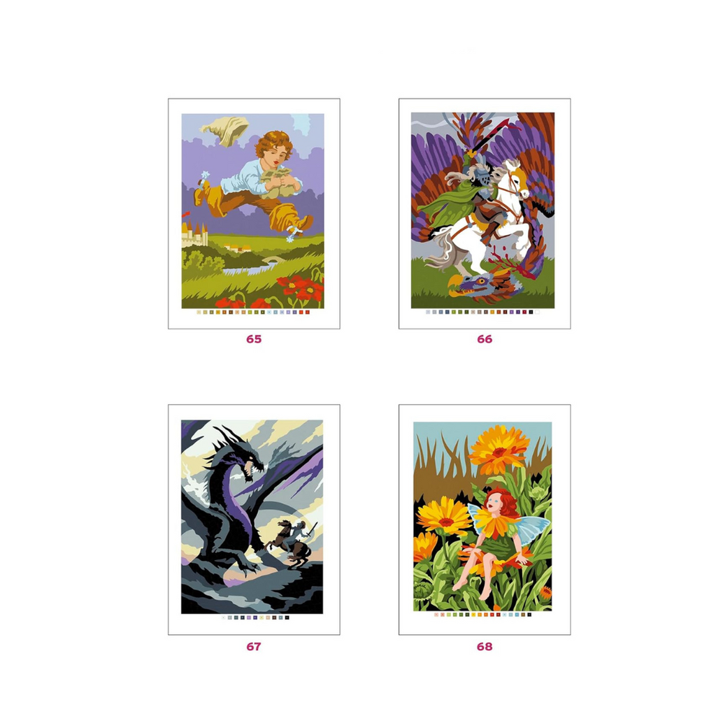 Coloriages mystères - Contes de fées