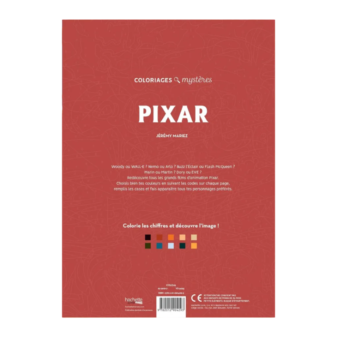 Coloriages mystères Pixar