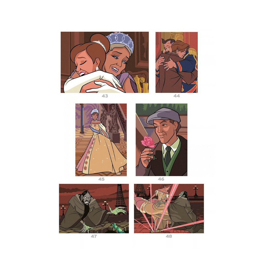 Coloriages Mystères Disney - Spécial film : Anastasia: Colorie les chiffres et découvre l'image