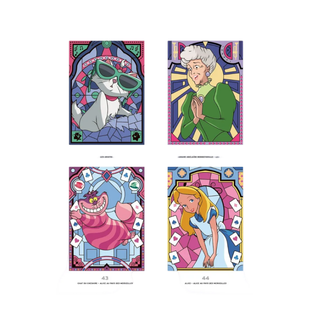Coloriages mystères Disney - Vitraux Tome 2
