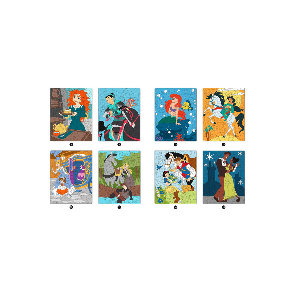 DISNEY PRINCESSES - Coloriages magiques - Mystères (7+)