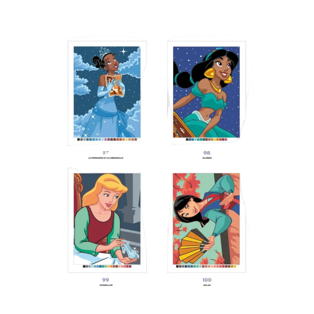 Coloriages mystères Disney - Best of Héroïnes