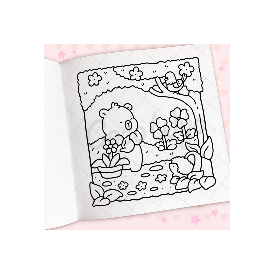 Cozy Cuties: A Cute and Comfy Colouring Book (Coco Wyo)