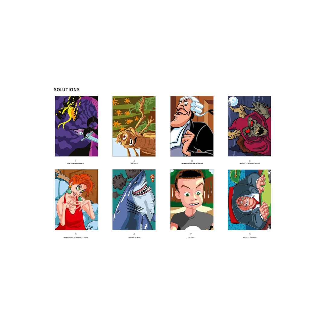Coloriages mystères Disney Best of Méchants: Colorie les chiffres et découvre l'image