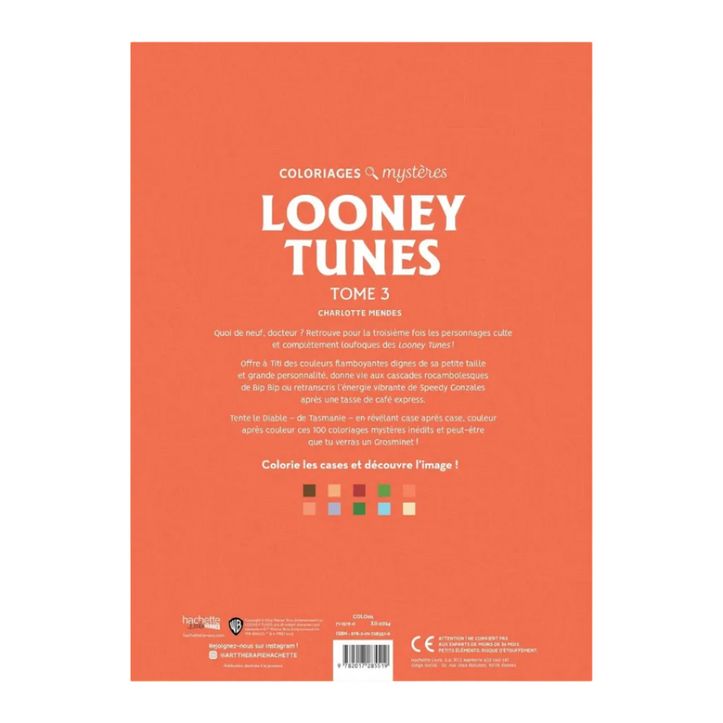 Coloriages mystères - Looney Tunes T3