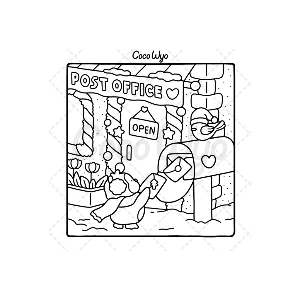 Comfy Days: Coloring Book for Adults and Teens Featuring Super Cute Animal Characters in Cozy Hygge Moments for Relaxation