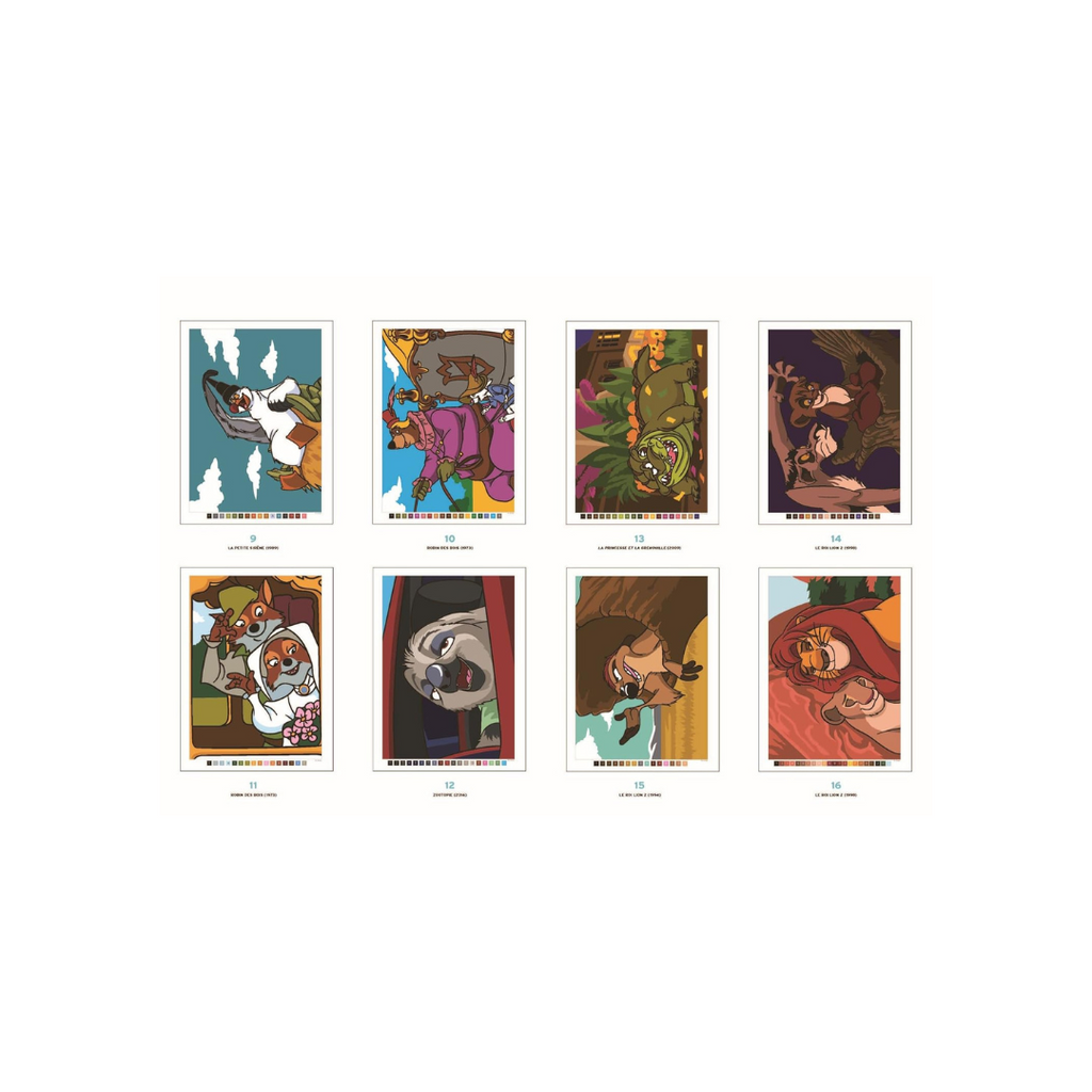 Coloriages mystères Disney - Bestiaire