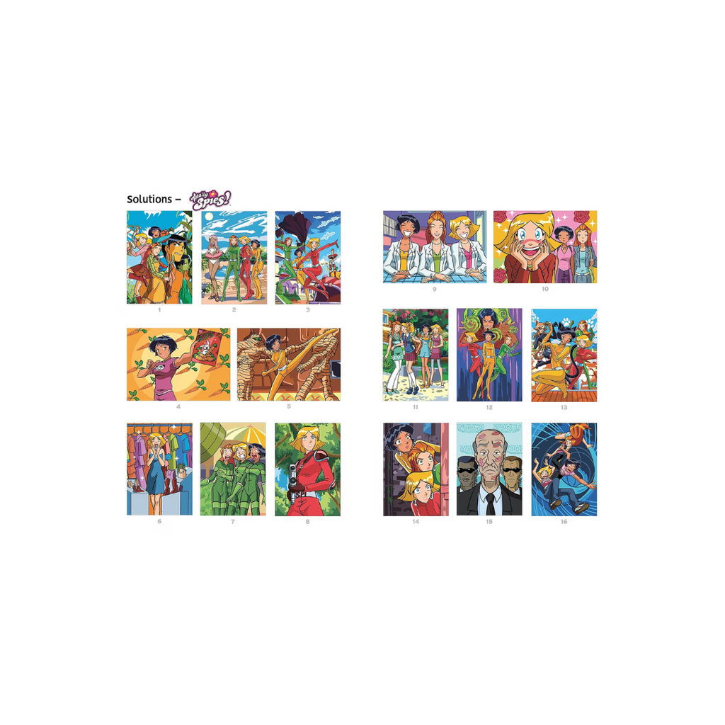 Coloriages mystères - Totally Spies: Coloriez les chiffres et découvrez l'image