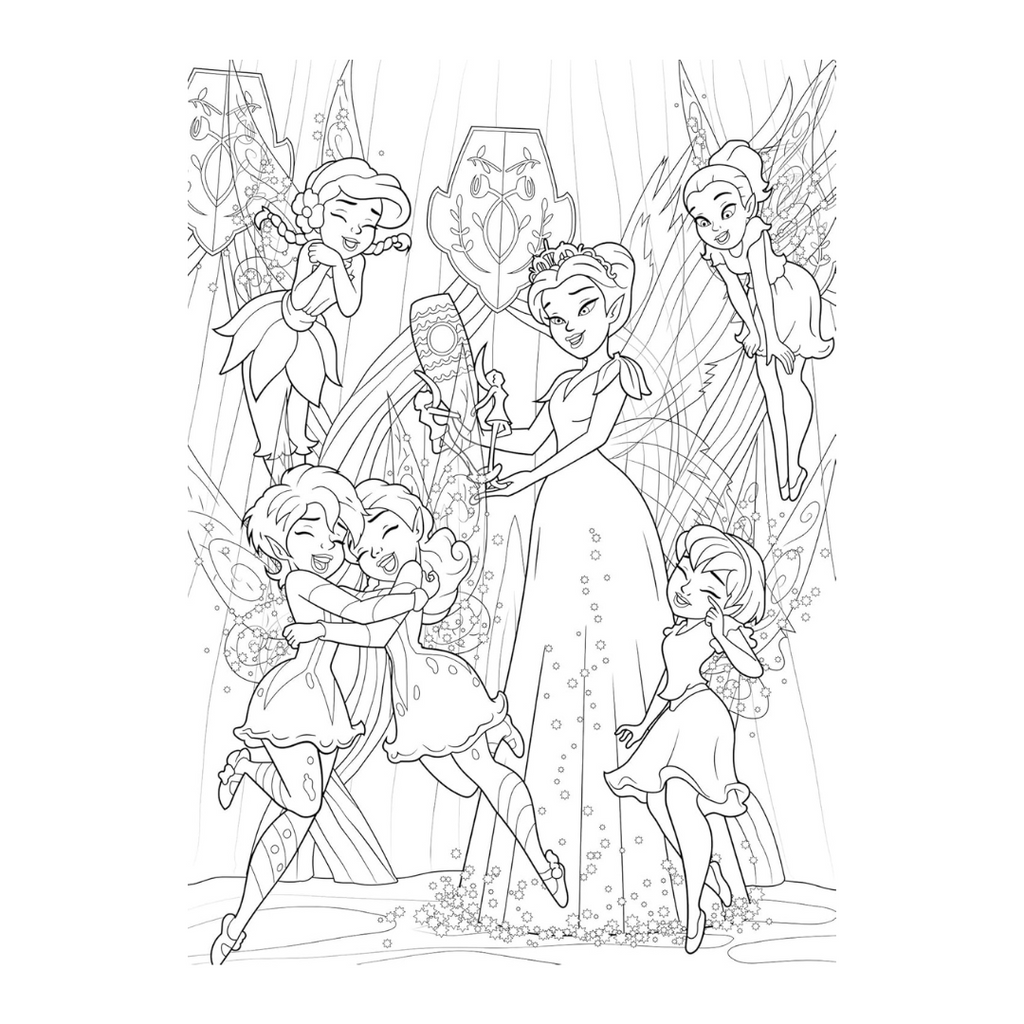 Coloriage Disney Les Fées - La Magie des fées
