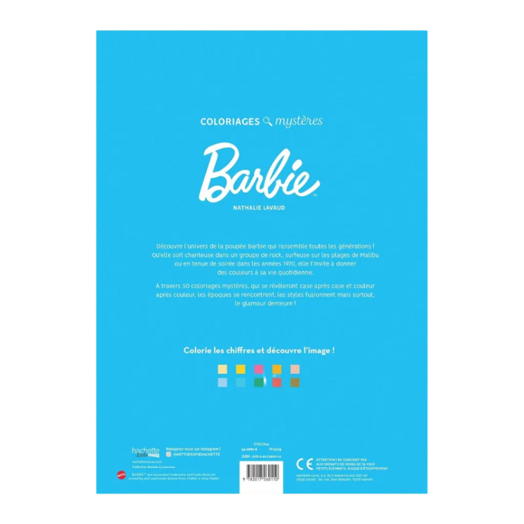Coloriages mystères - Barbie