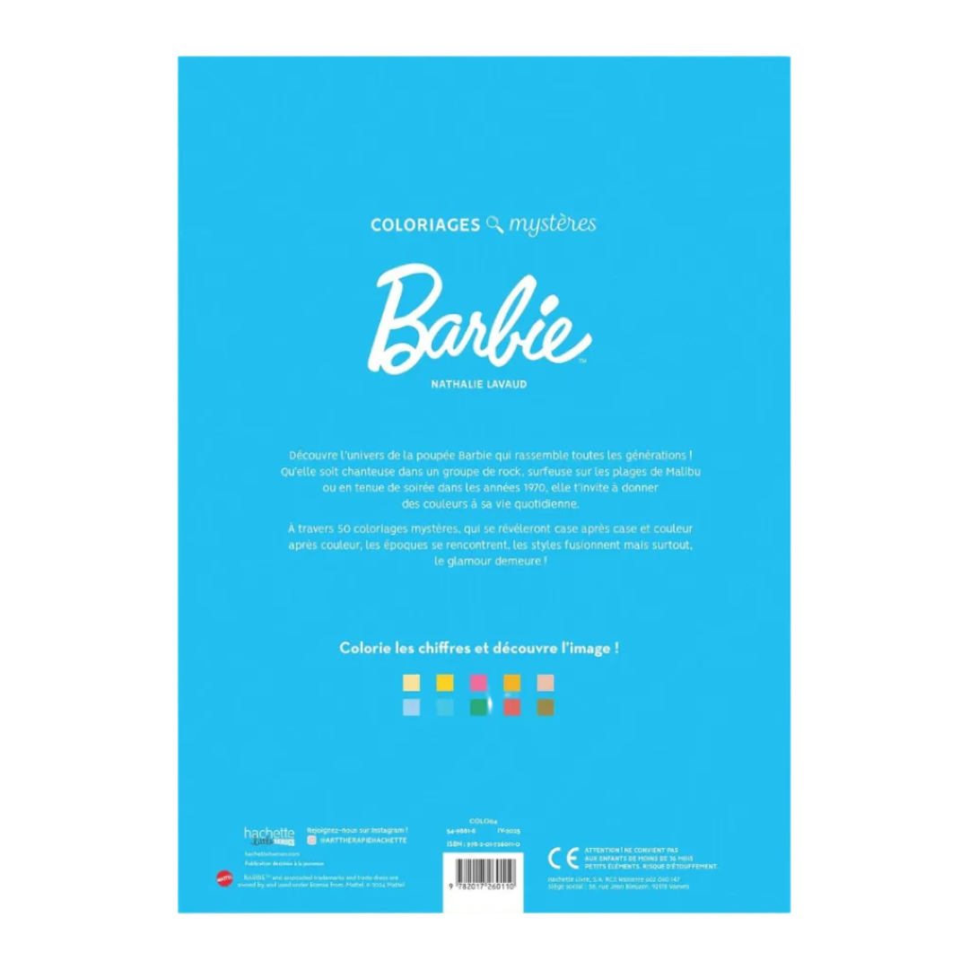 Coloriages mystères - Barbie