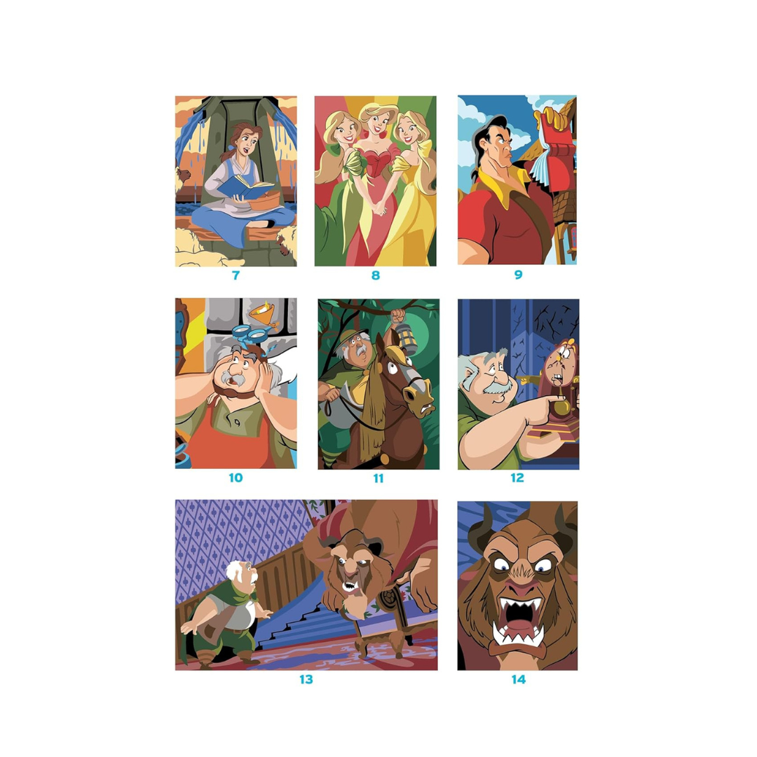 Coloriages Mystères Disney - Spécial film : La Belle et la Bête
