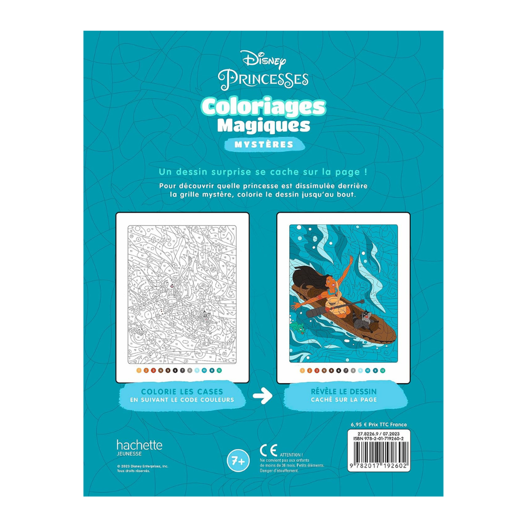 DISNEY PRINCESSES - Coloriages magiques - Mystères (7+)
