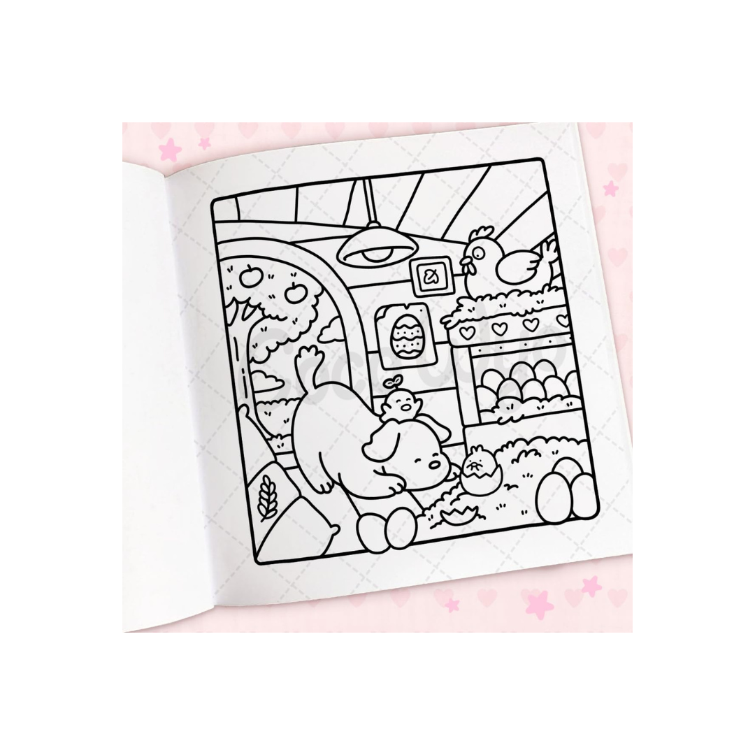 Cozy Cuties: A Cute and Comfy Colouring Book (Coco Wyo)
