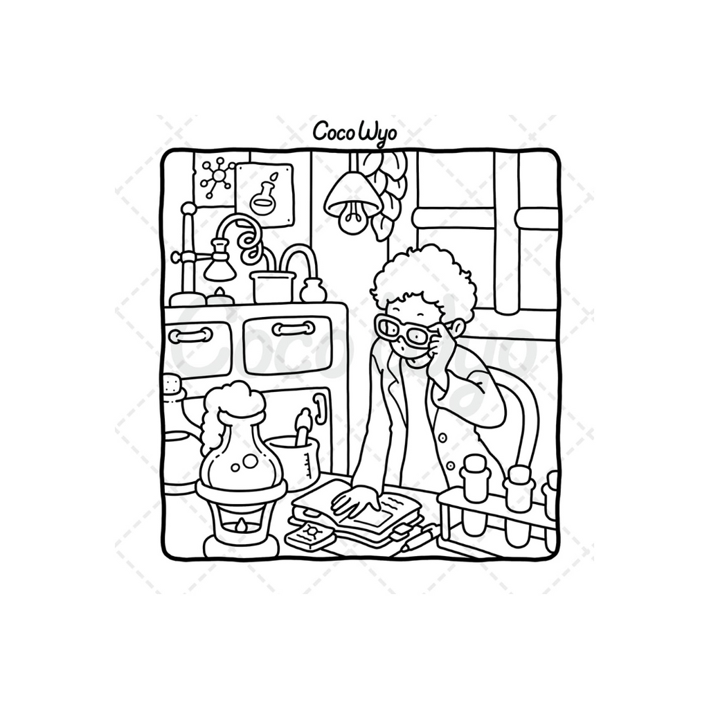 Girl Moments: Vol. 2 Coloring Book for Adults and Teens Featuring Cute Cozy Daily Activities for Relaxation
