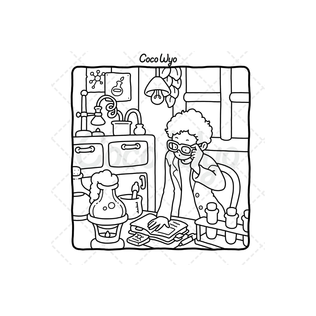 Girl Moments: Vol. 2 Coloring Book for Adults and Teens Featuring Cute Cozy Daily Activities for Relaxation