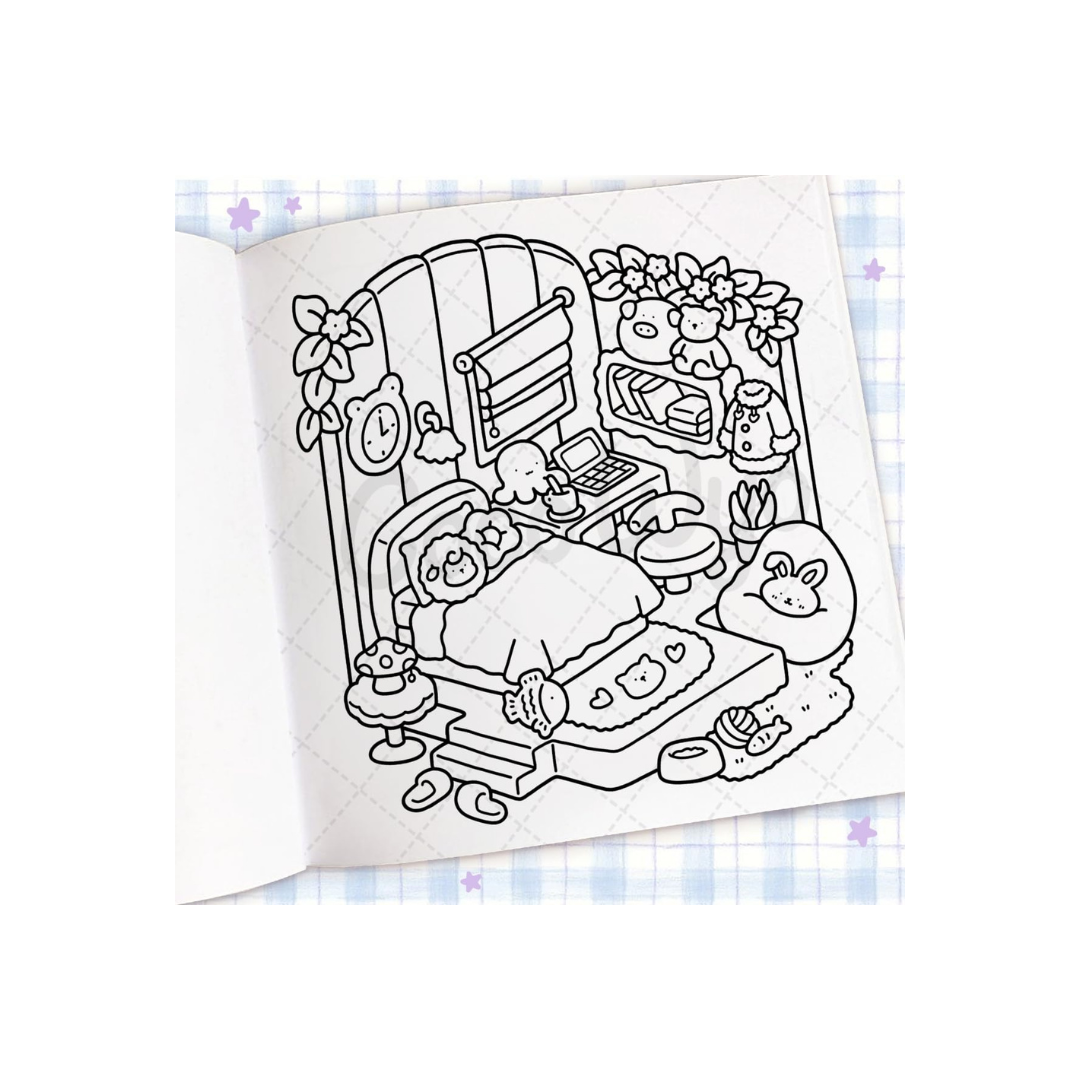 Cozy Corner: A Calm and Comforting Colouring Book (Coco Wyo)