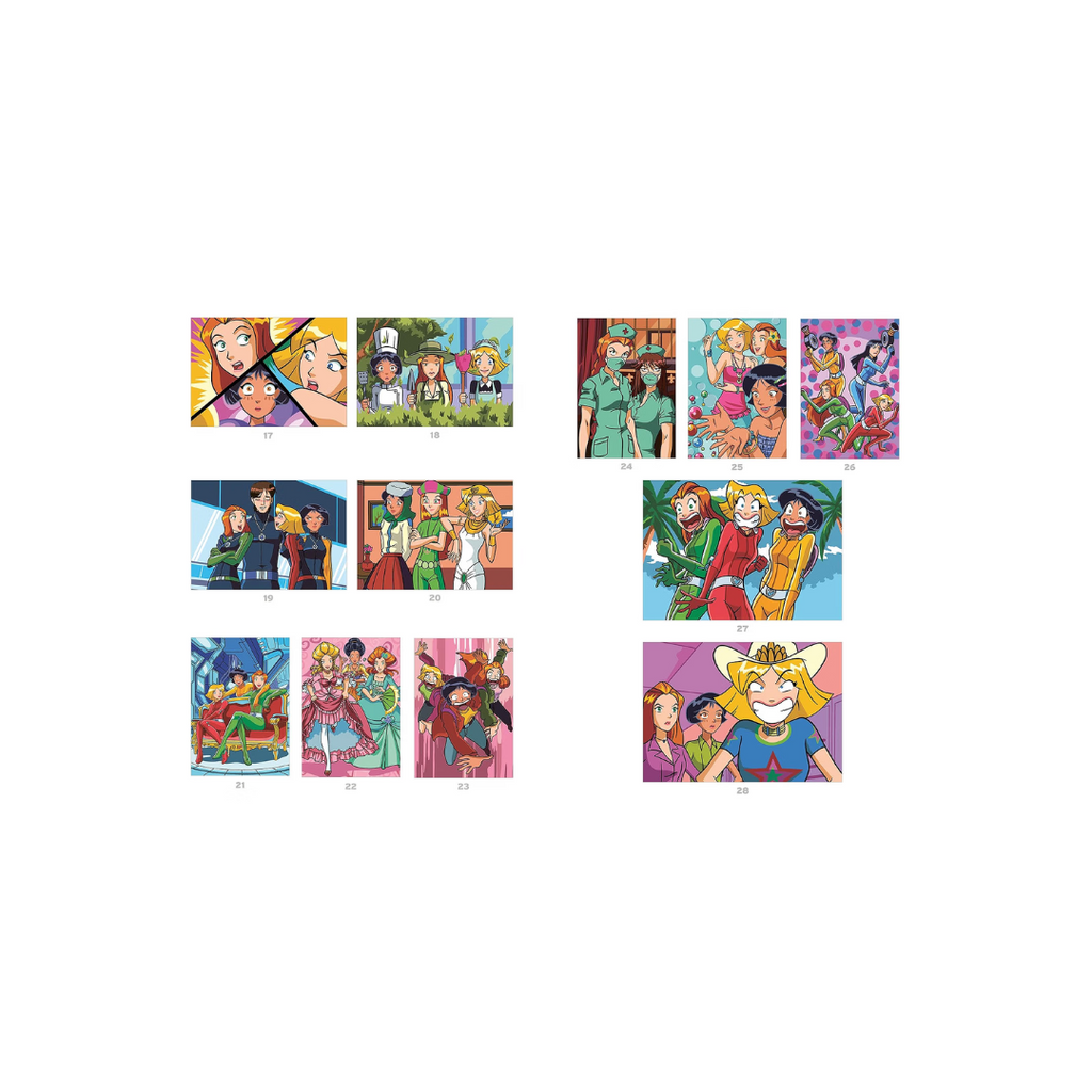 Coloriages mystères - Totally Spies: Coloriez les chiffres et découvrez l'image
