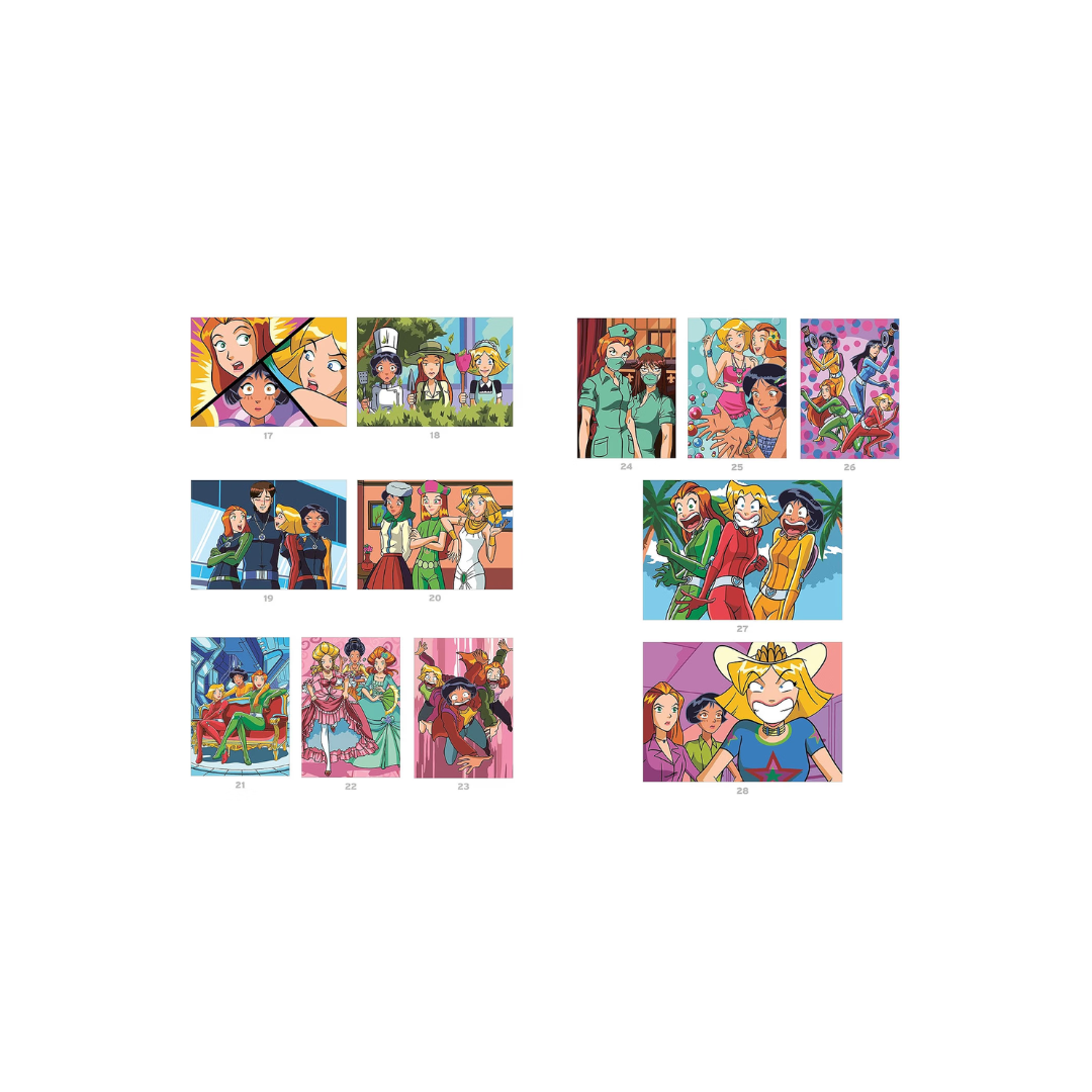 Coloriages mystères - Totally Spies: Coloriez les chiffres et découvrez l'image
