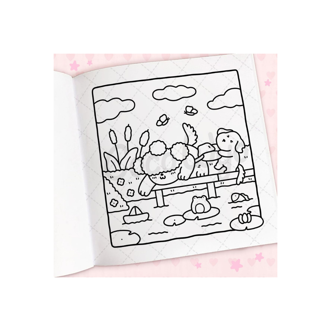 Cozy Cuties: A Cute and Comfy Colouring Book (Coco Wyo)