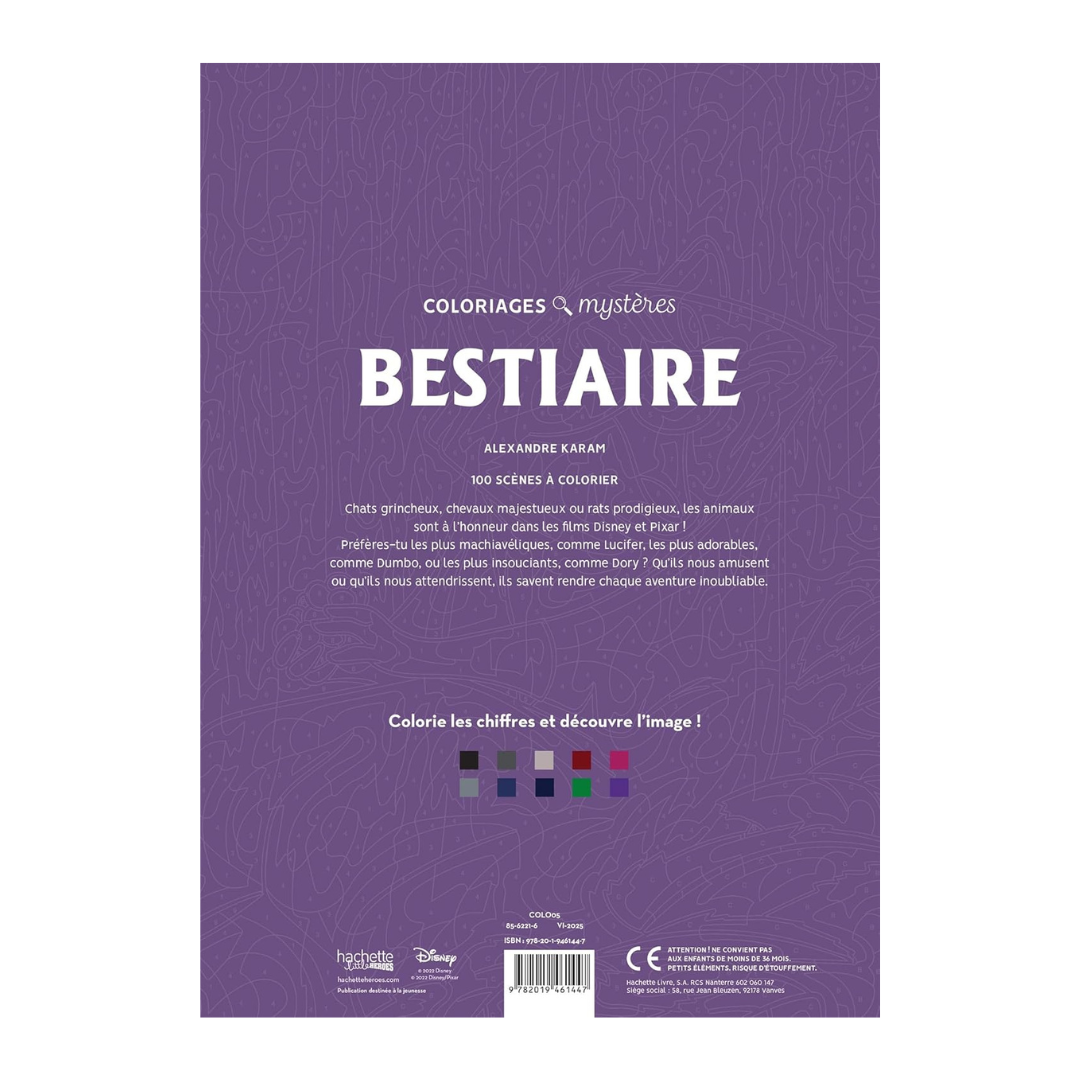 Coloriages mystères Disney - Bestiaire