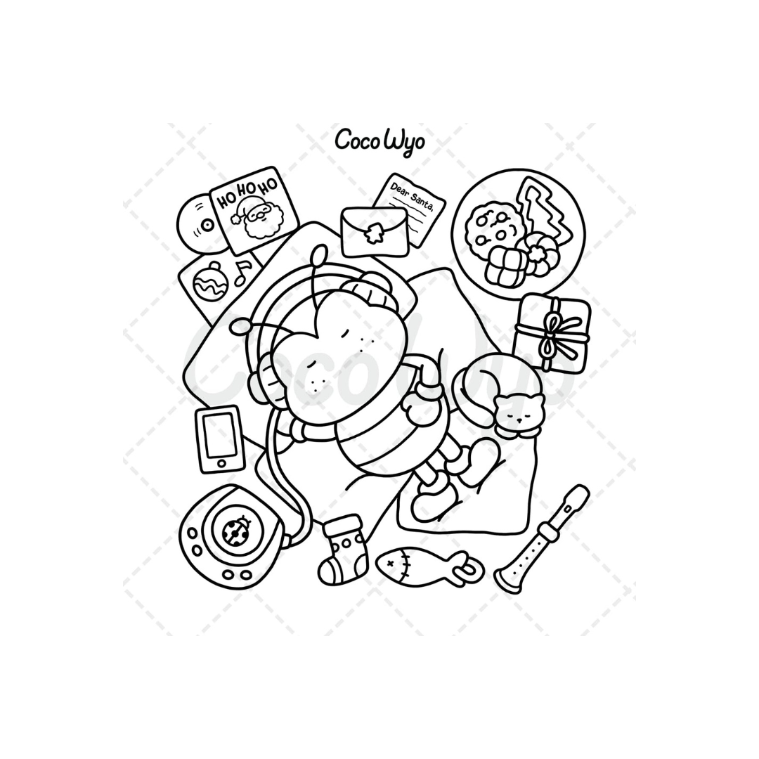 Comfy Days: Coloring Book for Adults and Teens Featuring Super Cute Animal Characters in Cozy Hygge Moments for Relaxation