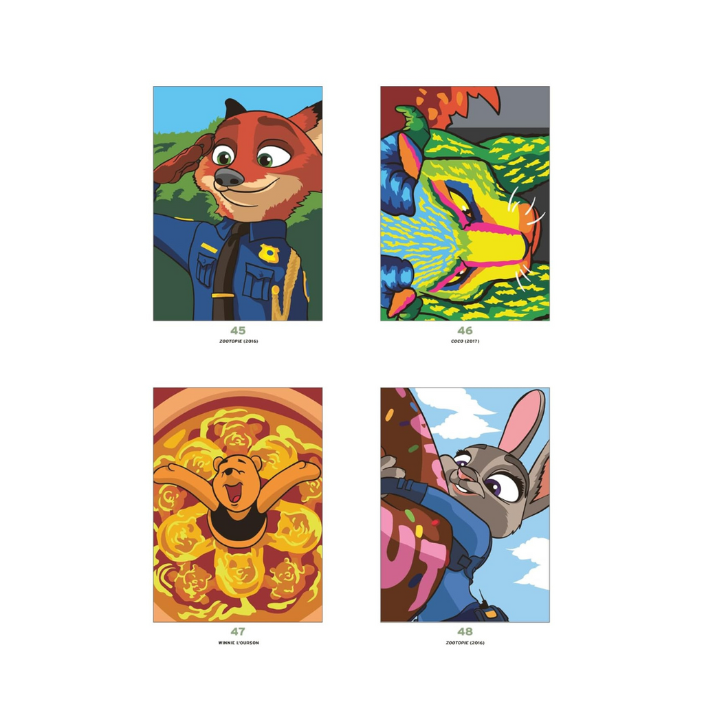 Coloriages mystères Disney - Best of Bestiaire