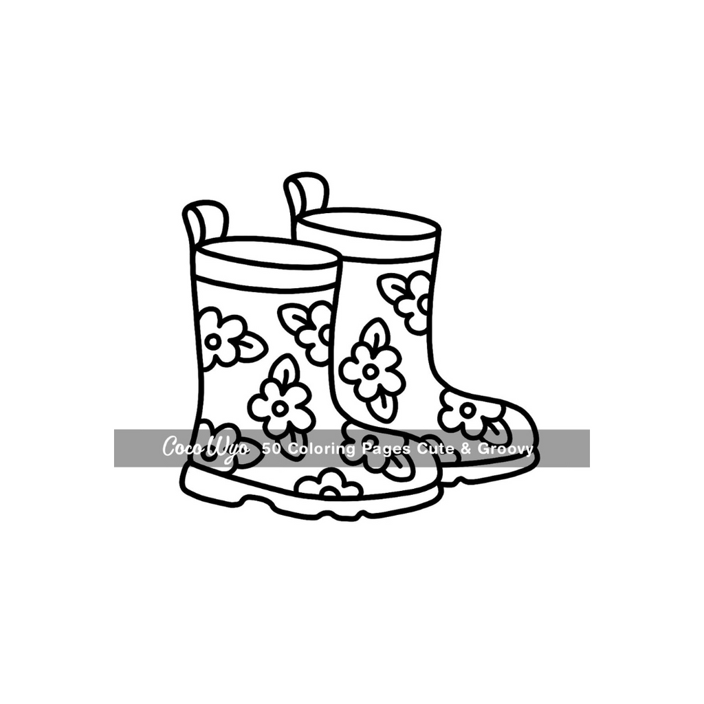 Cute & Groovy: Coloring Book for Adults and Kids, Bold and Easy, Simple and Big Designs for Relaxation Featuring Lovely Things (Bold & Easy Coloring)