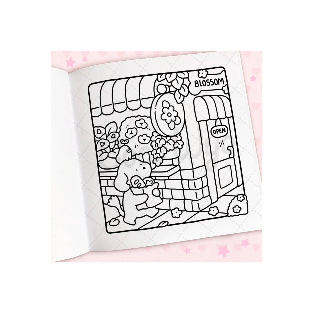 Cozy Cuties: A Cute and Comfy Colouring Book (Coco Wyo)