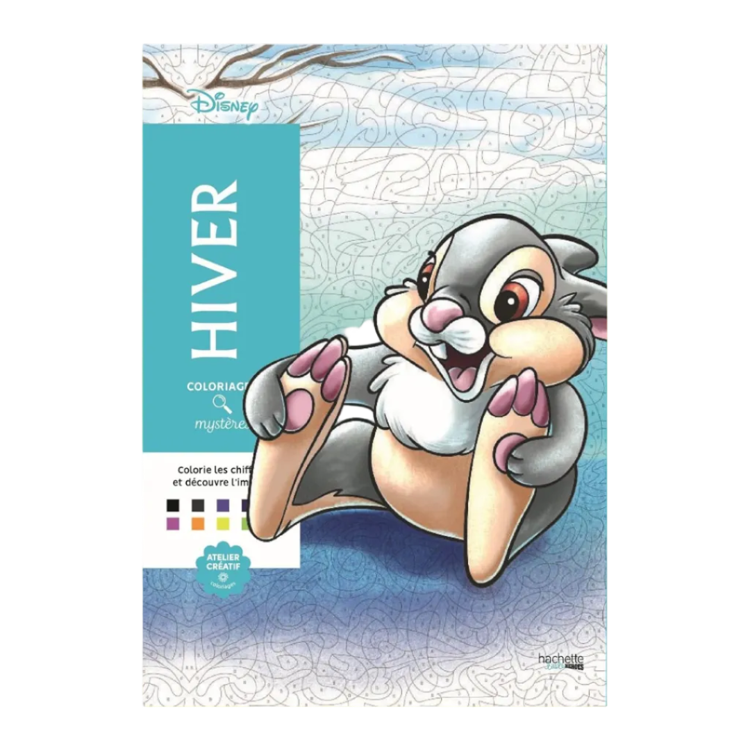 Coloriages mystères Disney - Hiver