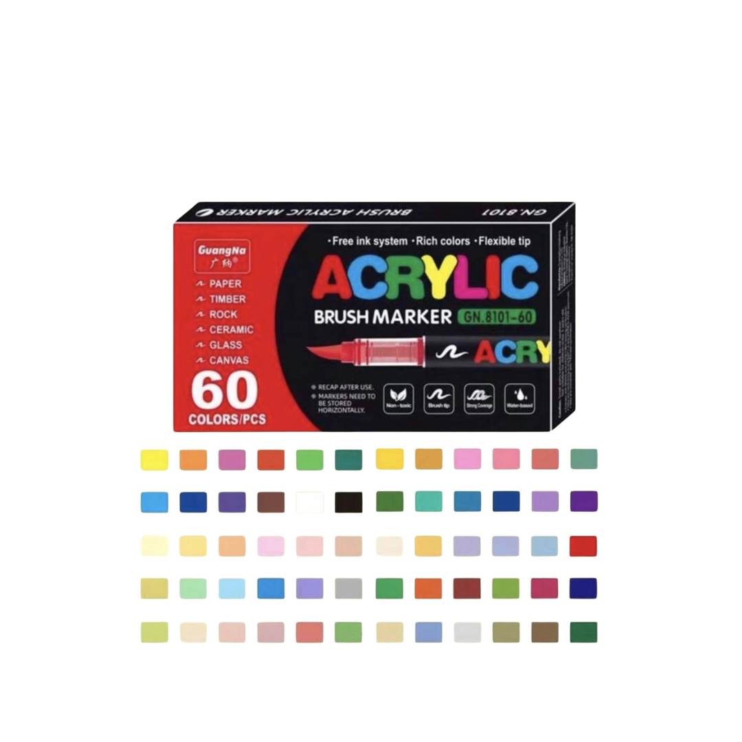 Acrylic Markers-60 colors
