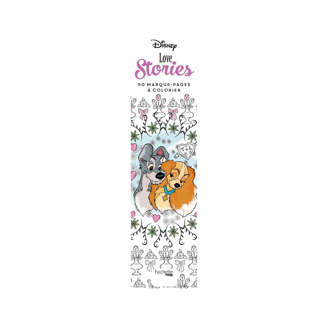 Marque-pages Disney Love stories: 50 marque-pages à colorier