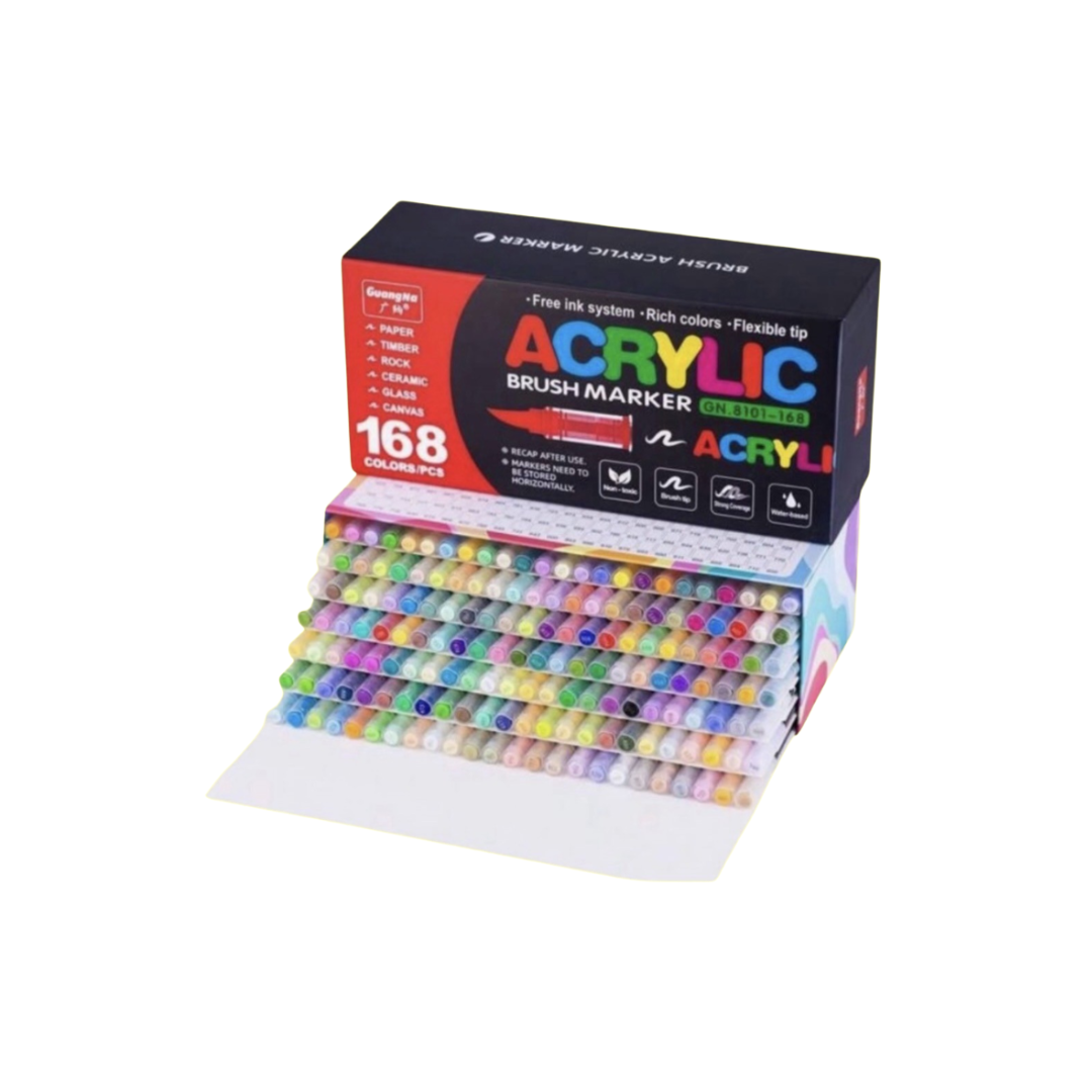 Acrylic Markers-168 colors