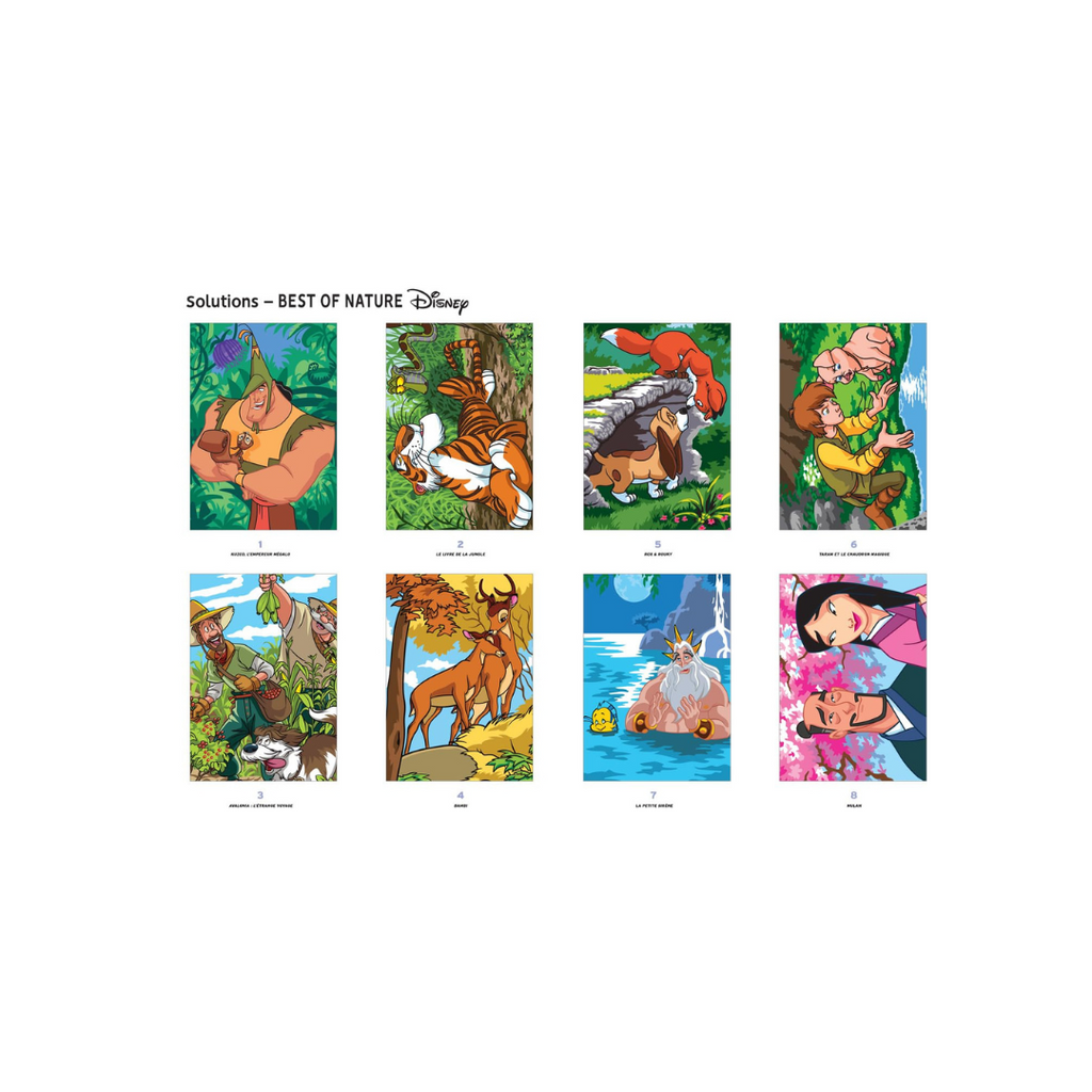 Coloriages mystères Disney - Best of Nature
