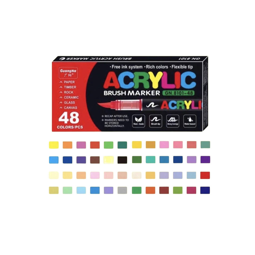 Acrylic Markers-48 colors