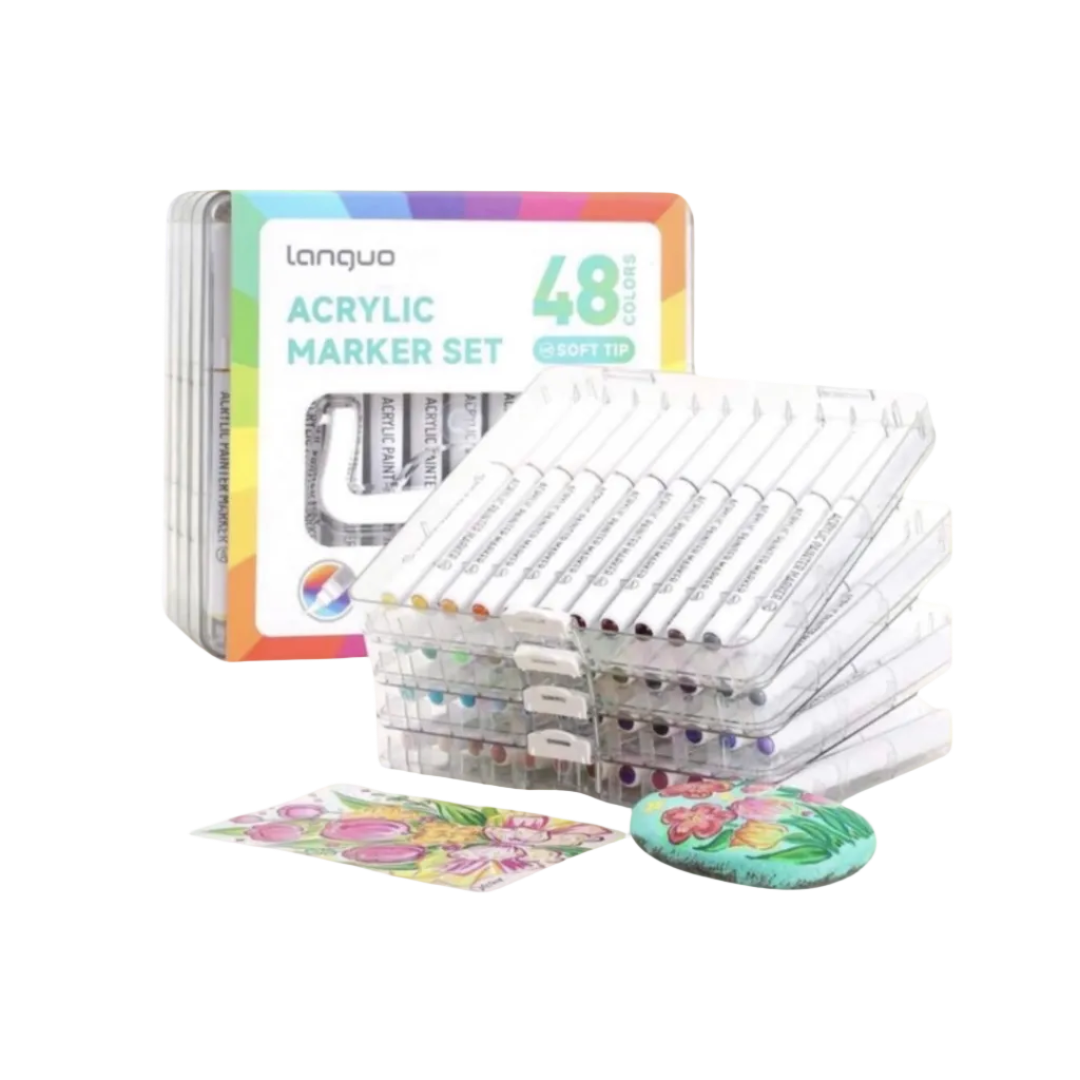Languo Acrylic Markers-48 colors
