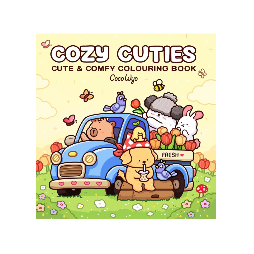 Cozy Cuties: A Cute and Comfy Colouring Book (Coco Wyo)